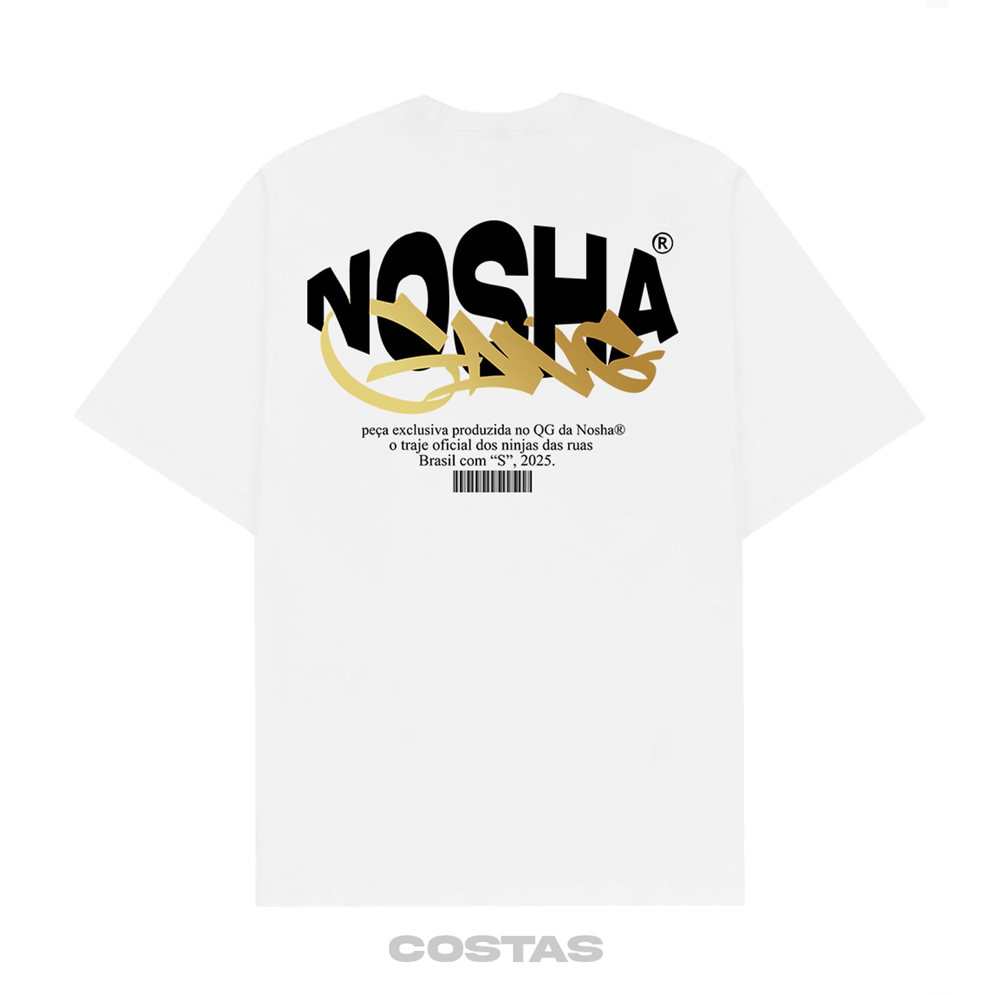 Camiseta "Nosha Gang" Branca