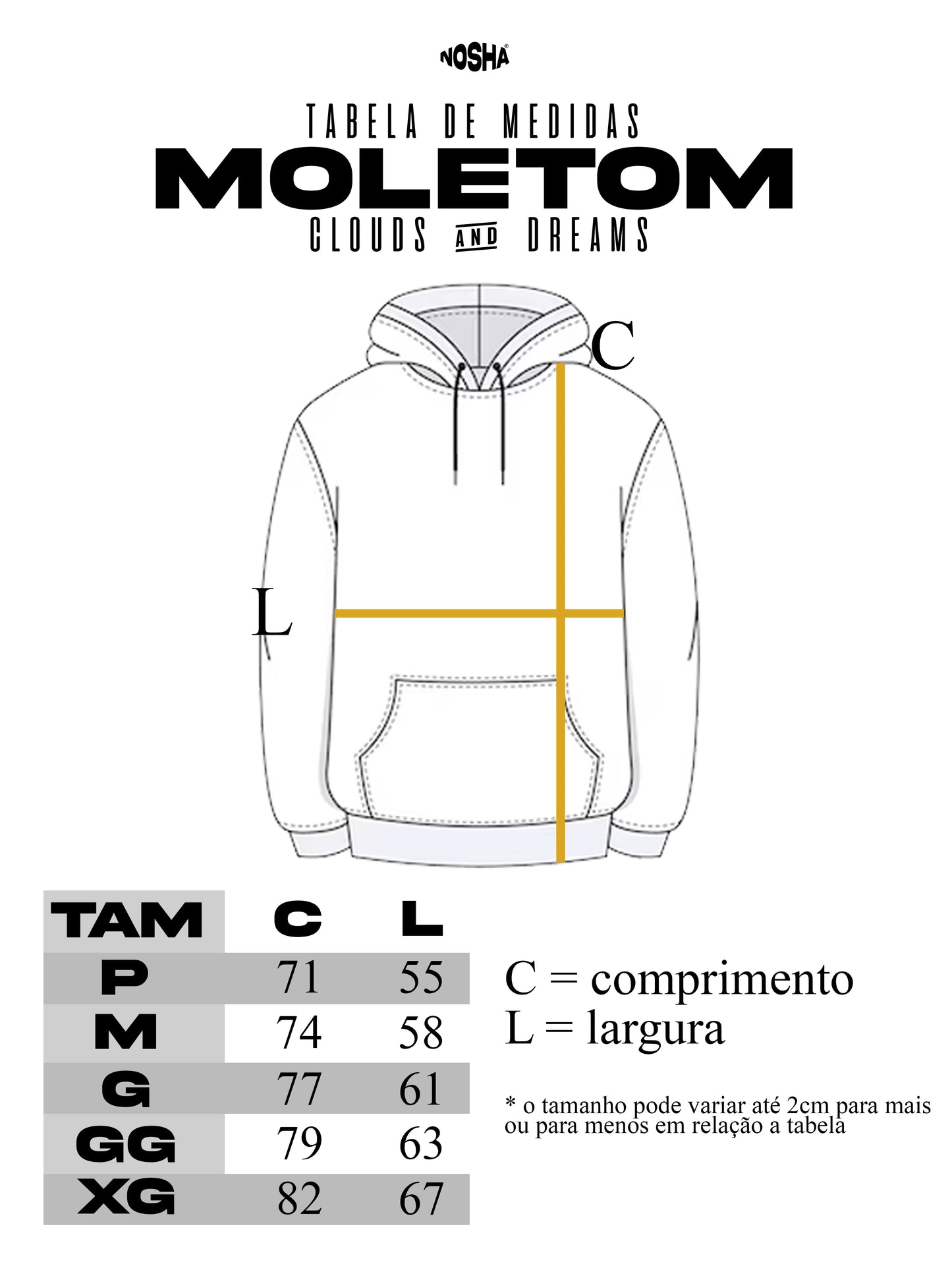 Moletom "Clouds & Dreams"