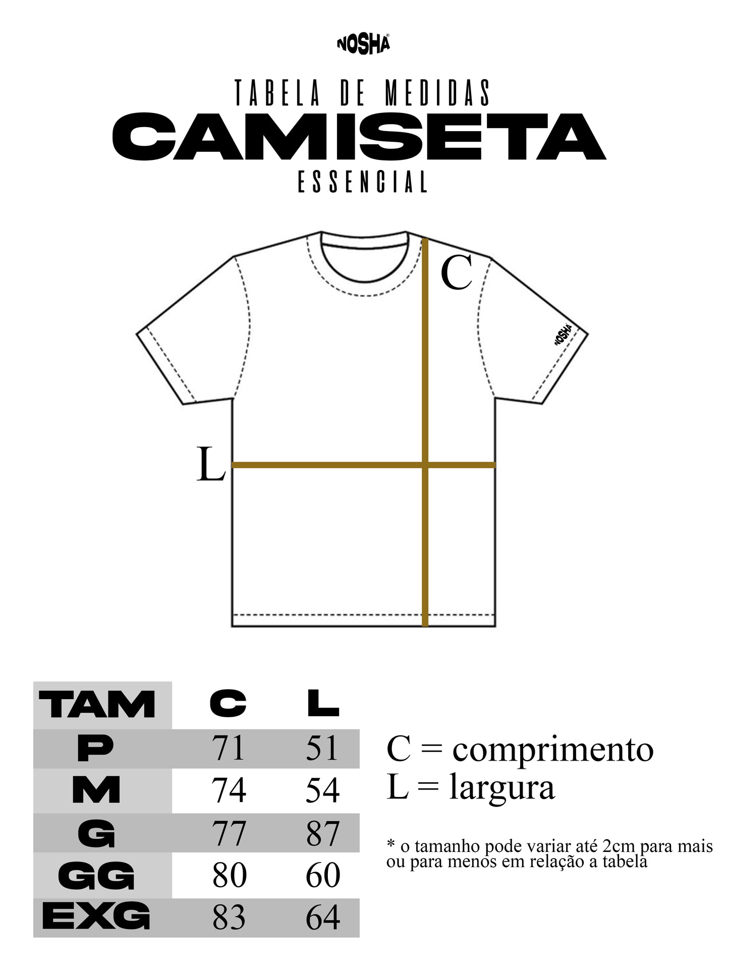 Camiseta Essencial Branca